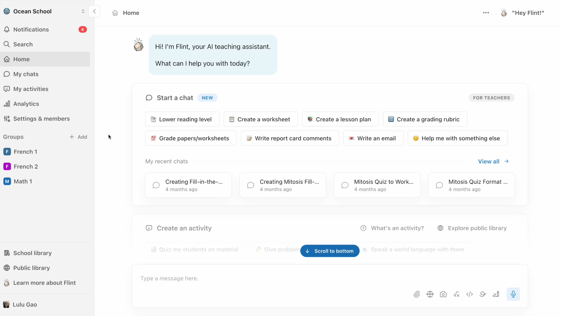 GIF showing how to access the mission and background settings for a workspace via the workspace settings.