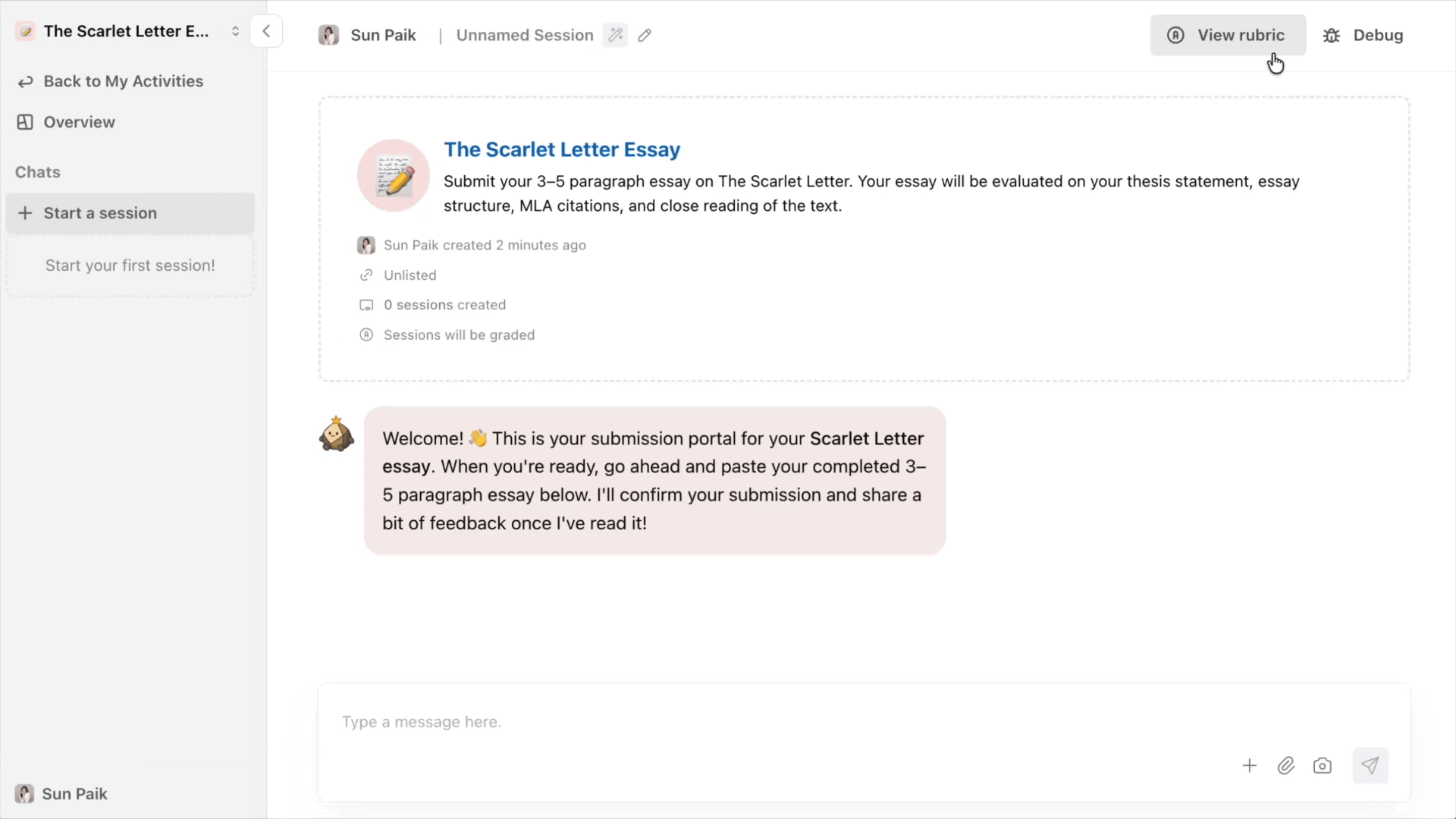 GIF of multidimensional rubric